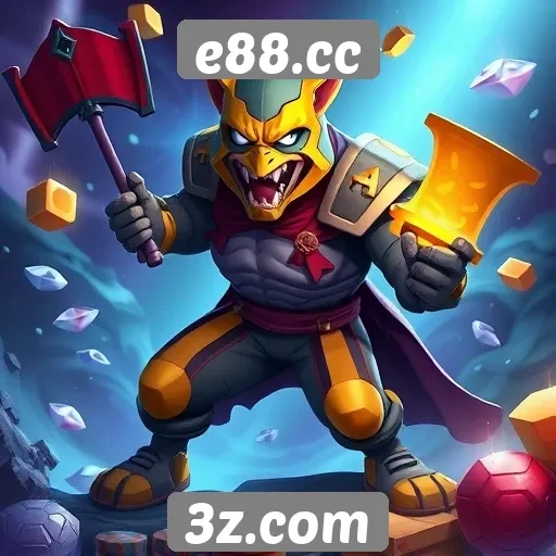 A variedade de jogos disponíveis em e88.cc